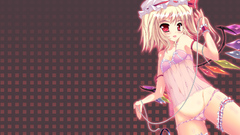 Lingerie blondes touhou wings