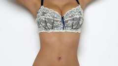 Lingerie blondes woman