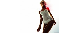 Lingerie blondes woman models