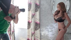 Lingerie brunettes boobs woman