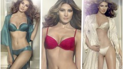 Lingerie brunettes models