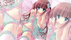 Lingerie brunettes panties ecchi