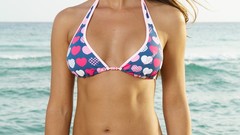 Lingerie brunettes woman bikini