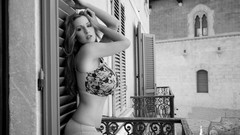 Lingerie brunettes woman models