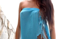 Lingerie brunettes woman nipples