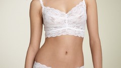 Lingerie brunettes woman panties