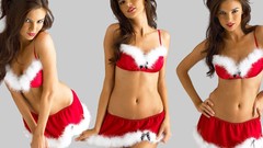 Lingerie models Santa outfit Christmas outfits Jennifer 