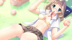 Lingerie panties blue eyes