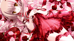 Lingerie panties red dress