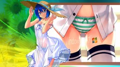 Lingerie panties stockings windows