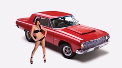 Lingerie red red cars