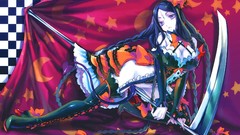 Lingerie scythe cleavage hentai thigh highs