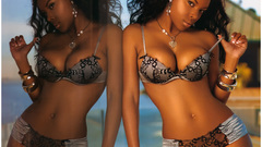 Lingerie woman mirrors long