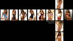 Lingerie woman models alessandra