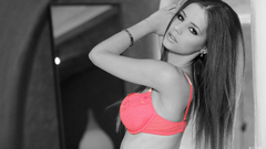 Lingerie woman redheads bra