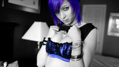 Lingerie Women blue bra