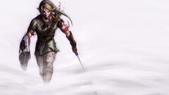 link anger artwork video games Hylian Shield