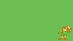 Link the legend of zelda nes game console