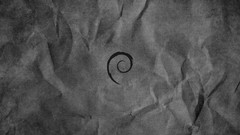 Linux debian grey background GNU/Linux