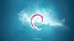 Linux debian outer space GNU/Linux