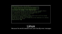 Linux error message