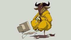 Linux gnu computer
