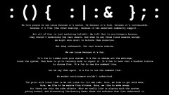 Linux text monochrome Simple Background black background