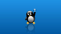 Linux tux computer