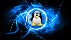 Linux tux computer