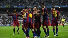 Lionel messi David Villa FC Barcelona El Clasico sergio 