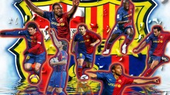 Lionel messi FC Barcelona Xavi Hernandez Seydou Keita