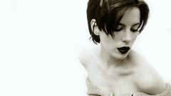 Lips girl faces monochrome