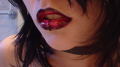 Lips Gothic pierced lips