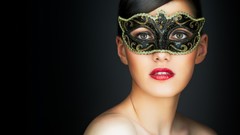 Lips masks models Venetian masks