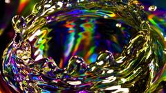 Liquid rainbows macro water