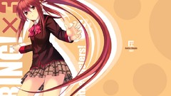 Little anime girls seifuku little busters natsume rin redheads