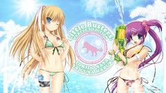 Little busters cleavage bikini visual novels swimsuits Saya 