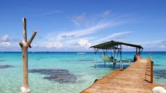 Little paradise blue Sea