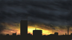 Lluvia atardecer Manga Anime