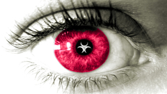 Logo Art red eyes