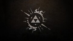 logo artwork triforce the legend of zelda video games