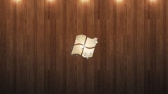 logo textured computer microsoft simple texture Wood lights
