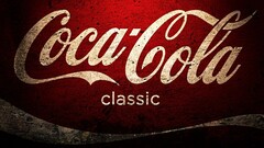 logo Typography digital art coca-cola