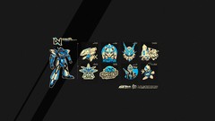 Logos digital art video games serie