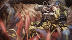 LOL female resting Tigrex Plue gypceros mhfanart