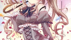 Lolita fashion flower petals