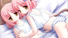 Lolitas beds nekomimi pink