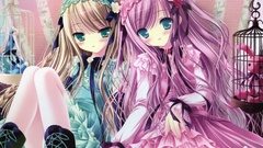 Lolitas dress blue eyes