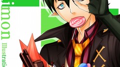 Lollipops green hair Anime