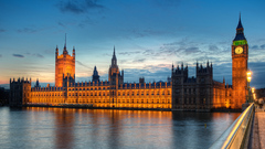 London Big Ben houses